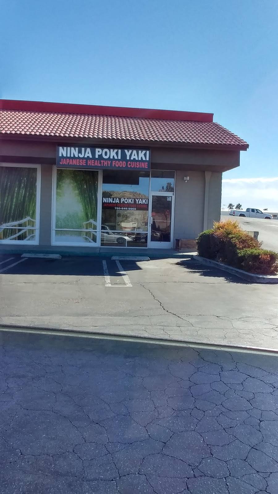 Ninja Poki Yaki | restaurant | 17878 CA-18, Apple Valley, CA 92307, USA | 7606469966 OR +1 760-646-9966