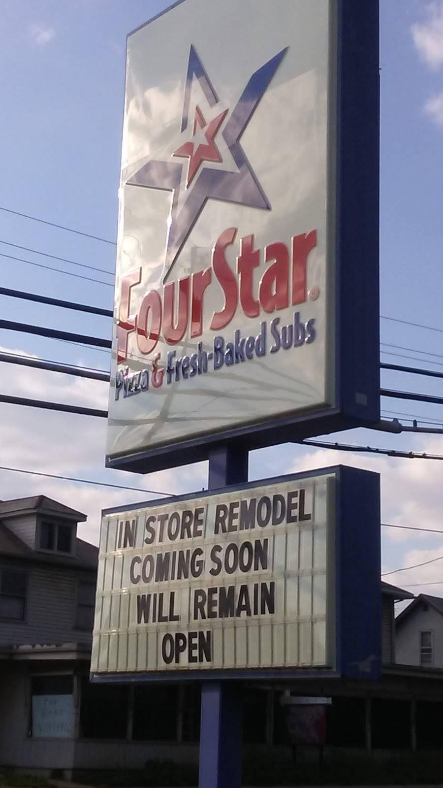 Four Star Pizza | restaurant | 1536 Maysville Ave, Zanesville, OH 43701, USA | 7404529444 OR +1 740-452-9444