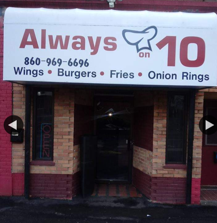 Always On 10, Wings and Things | restaurant | 185 Westland St, Hartford, CT 06120, USA | 8609696696 OR +1 860-969-6696