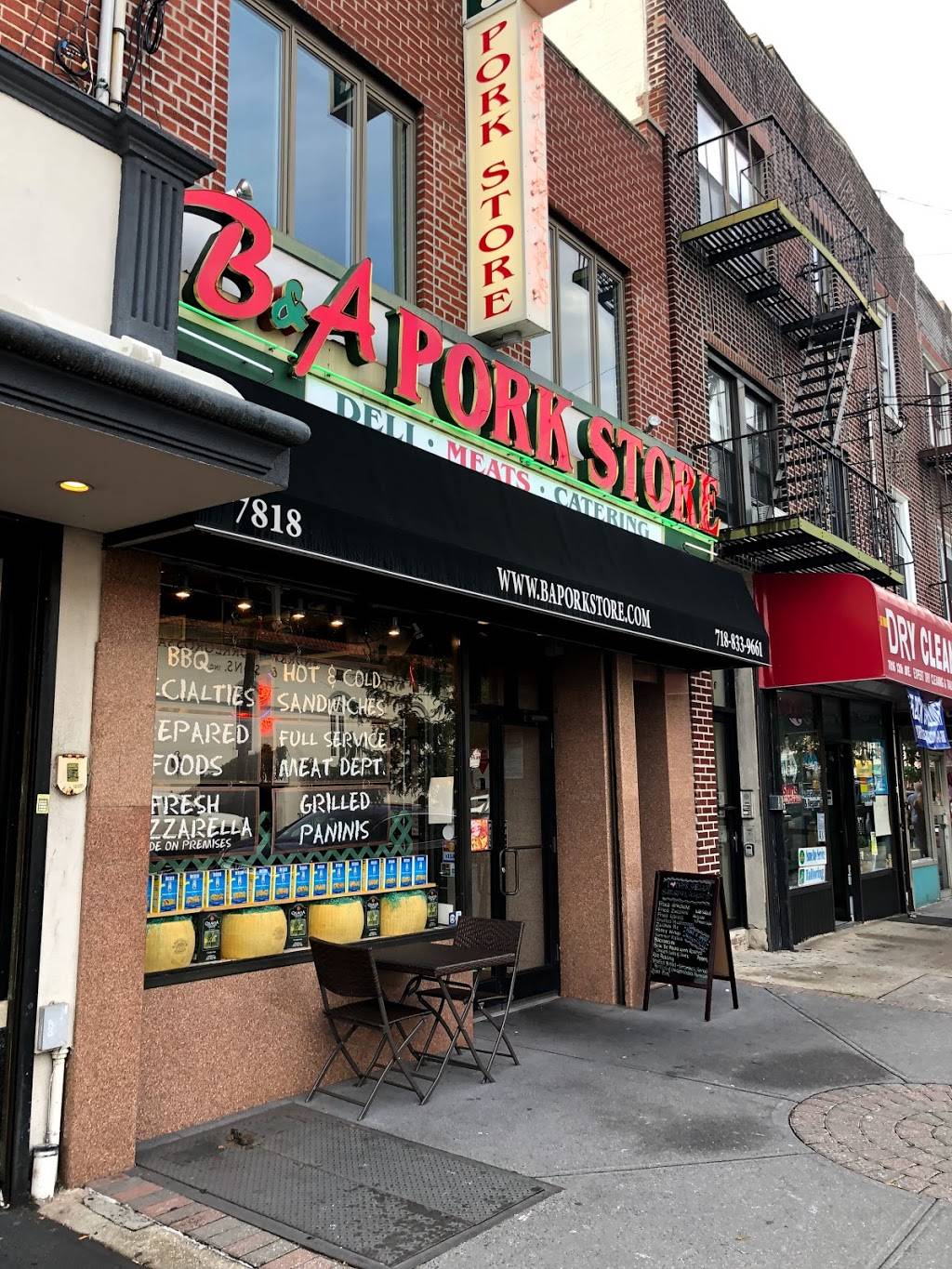 B & A Pork Store | restaurant | 7818 13th Ave, Brooklyn, NY 11228, USA | 7188339661 OR +1 718-833-9661