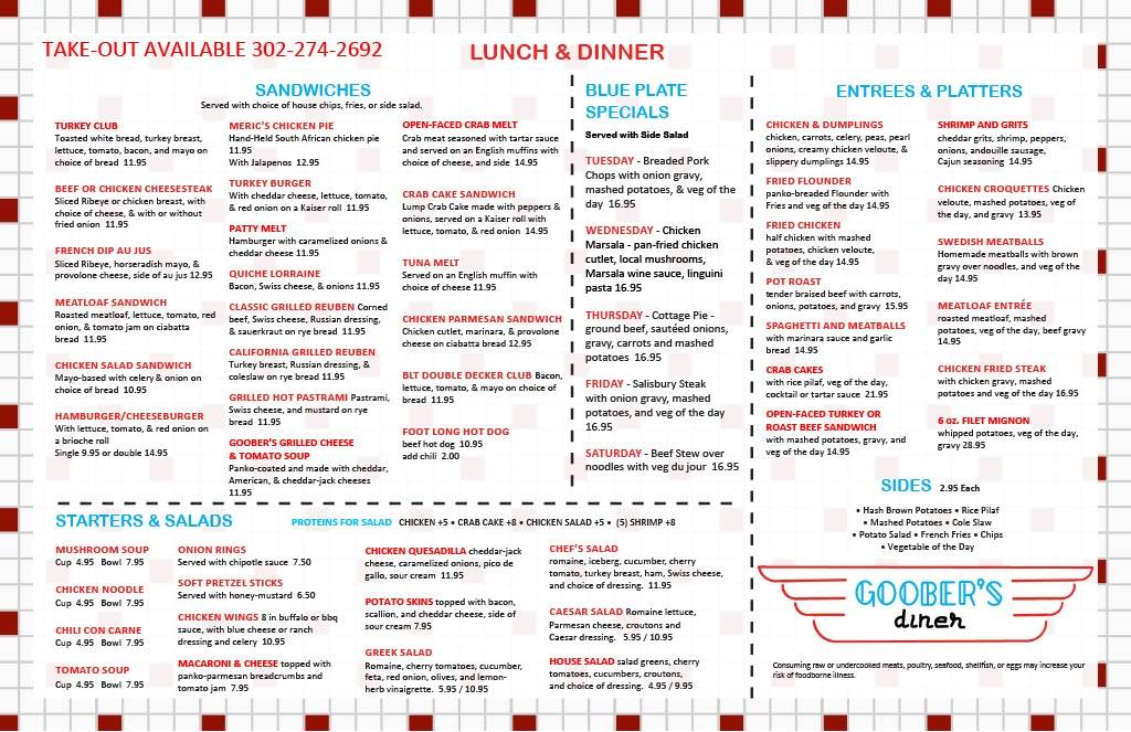 Goobers Diner | restaurant | 1203 N Lincoln St, Wilmington, DE 19806, United States | 3022742692 OR +1 302-274-2692