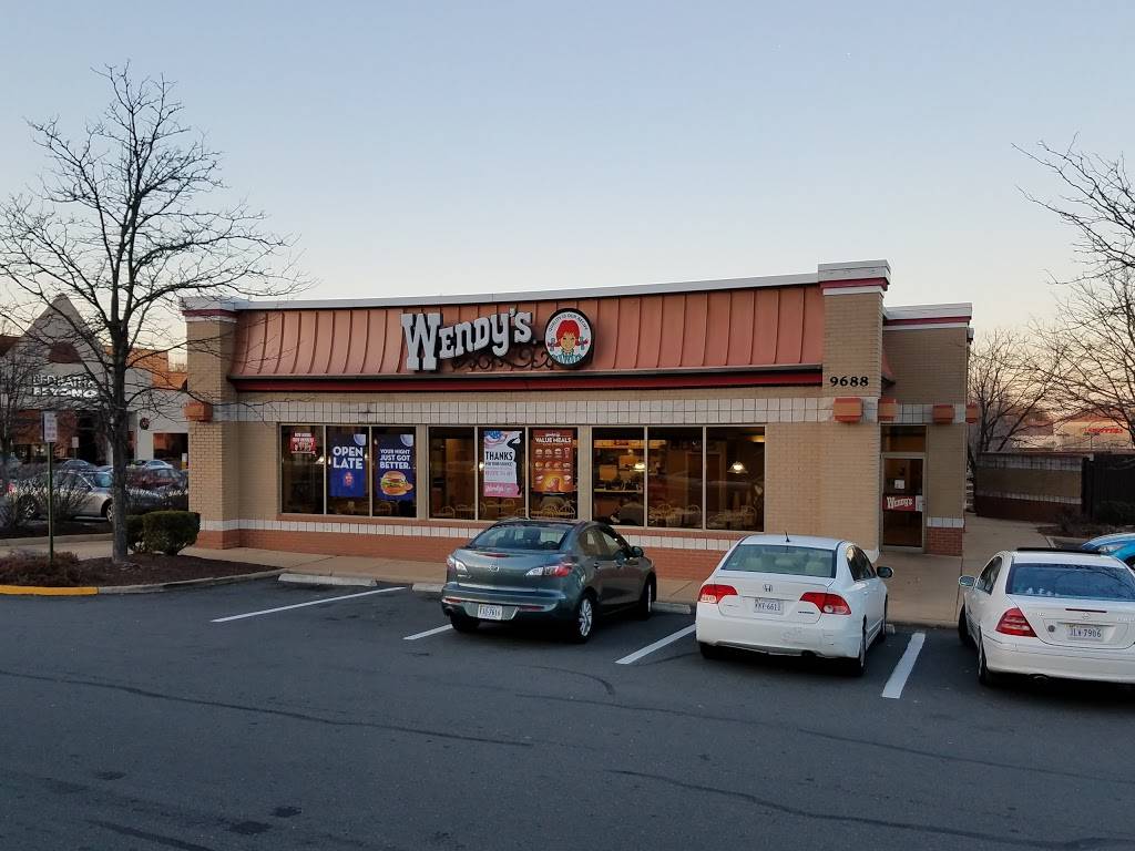 Wendys | restaurant | 9688 Main St, Fairfax, VA 22031, USA | 7037643104 OR +1 703-764-3104
