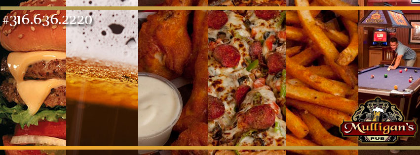 Mulligans Pub | restaurant | 8343 E 32nd St N, Wichita, KS 67226, USA | 3166362220 OR +1 316-636-2220