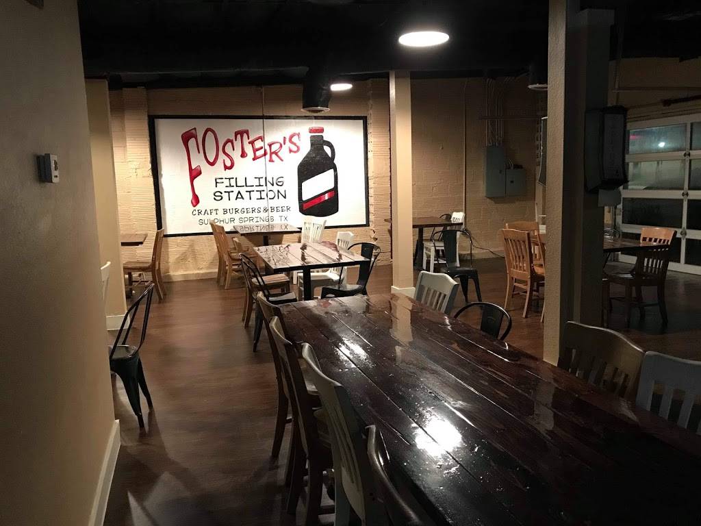 Fosters Filling Station | restaurant | 313 Main St, Sulphur Springs, TX 75482, USA | 9039193759 OR +1 903-919-3759