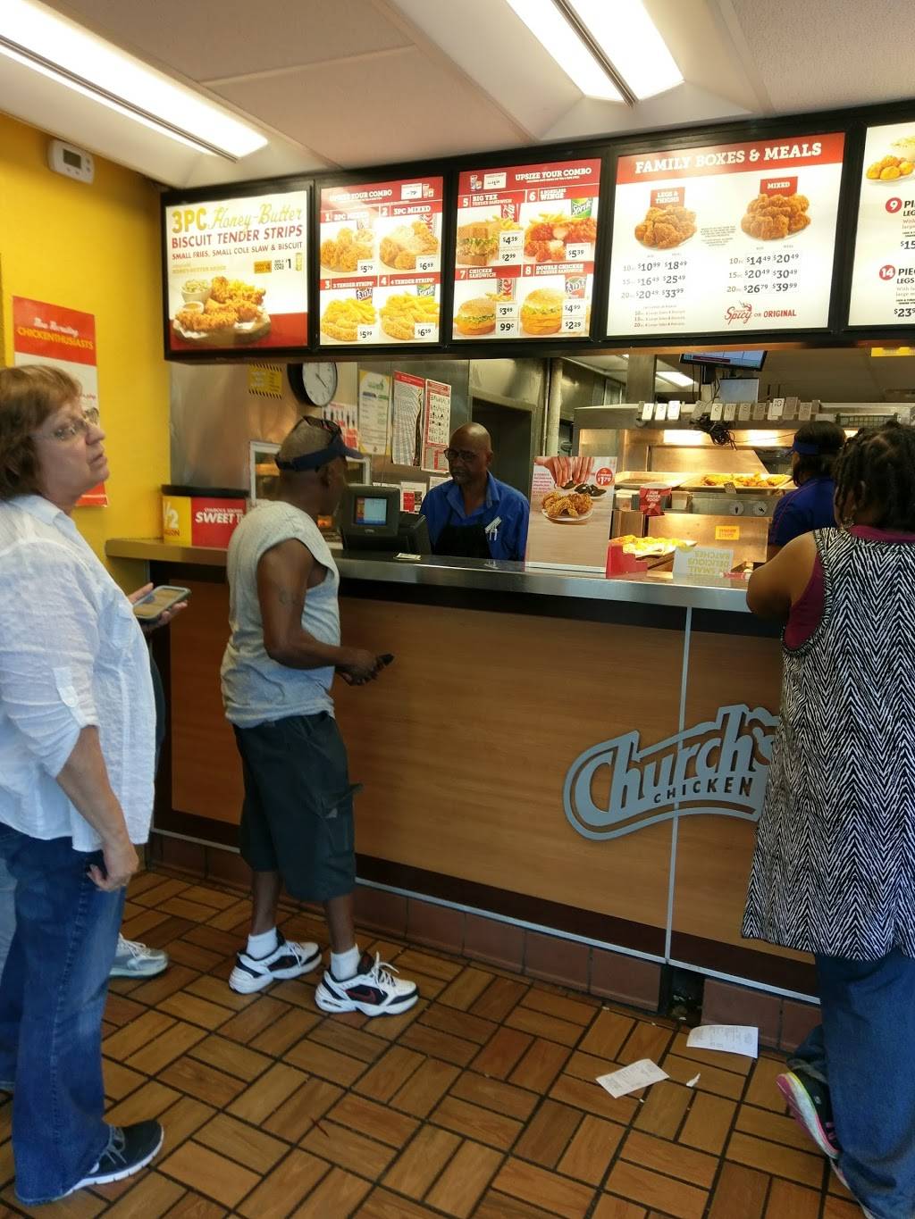 Churchs Chicken | restaurant | 3510 Central Ave, St. Petersburg, FL 33711, USA | 7273211400 OR +1 727-321-1400