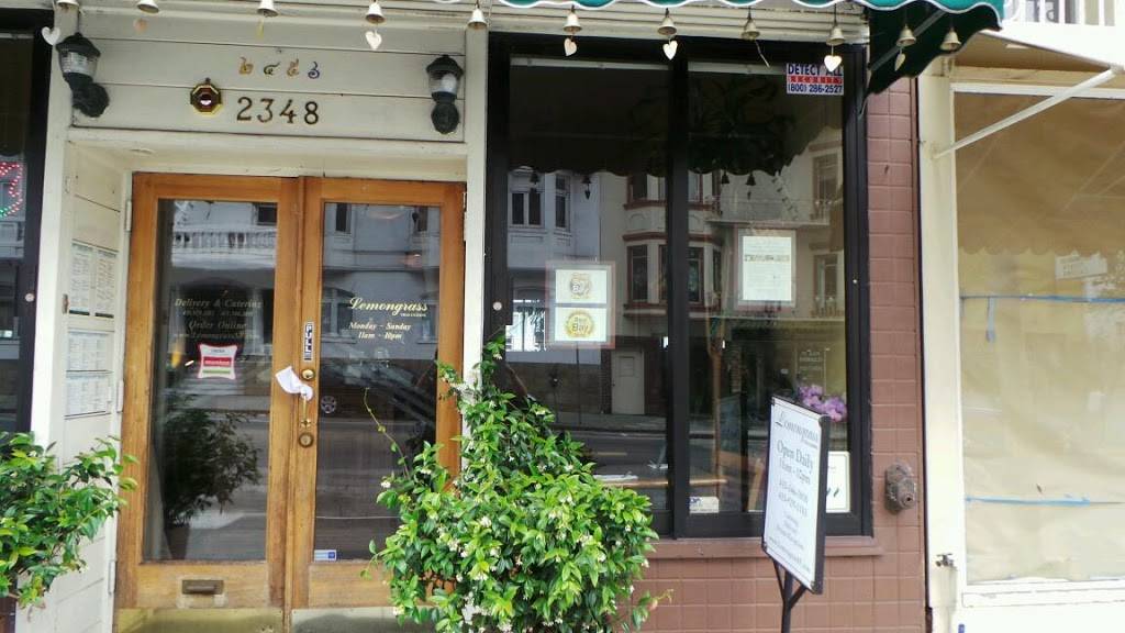 Lemongrass Thai Cuisine | restaurant | 2348 Polk St, San Francisco, CA 94109, USA | 4153461818 OR +1 415-346-1818