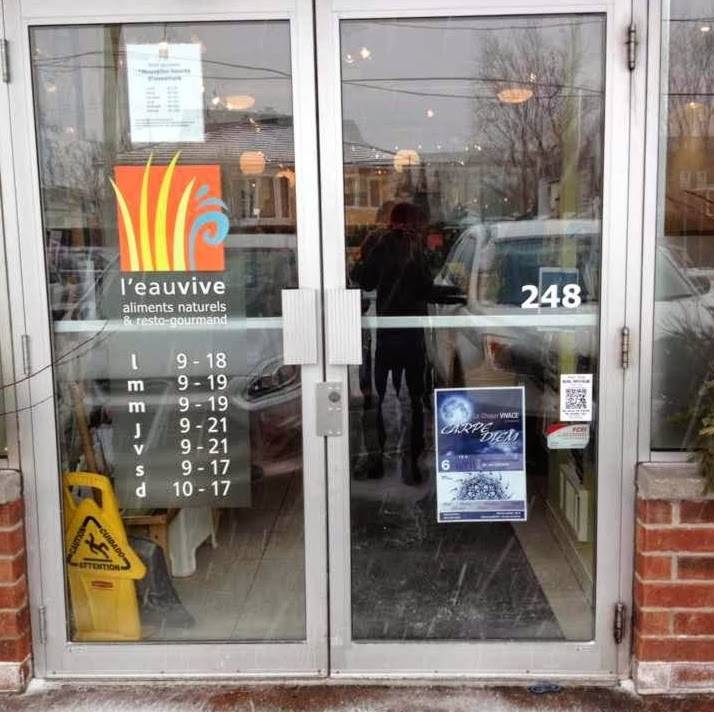 Les Aliments Naturels LEau Vive Inc | restaurant | 248 Rue Saint Georges, Mont-Saint-Hilaire, QC J3H 2Y1, Canada | 4504645767 OR +1 450-464-5767