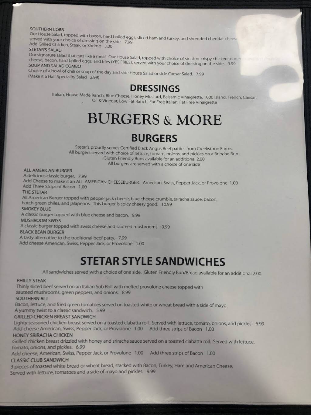 Stetars Restaurant | restaurant | 325 Geri St, Lawrenceburg, TN 38464, USA | 9312446659 OR +1 931-244-6659