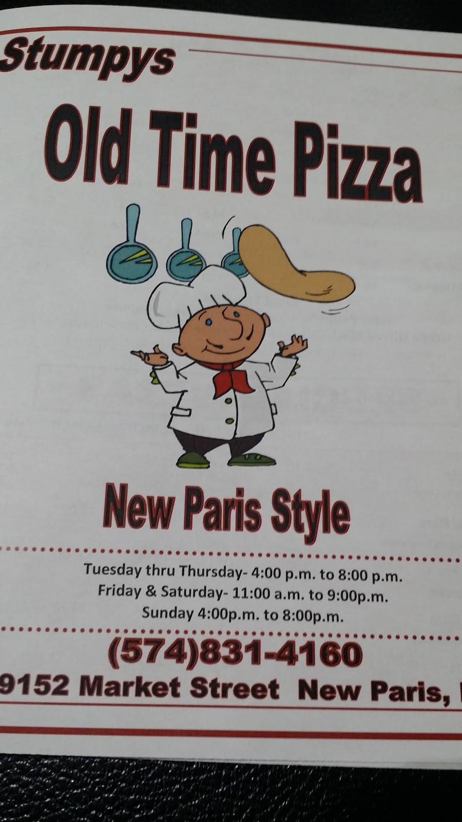 Old Time Pizza | restaurant | 19152 Co Rd 46, New Paris, IN 46553, USA | 5748314160 OR +1 574-831-4160