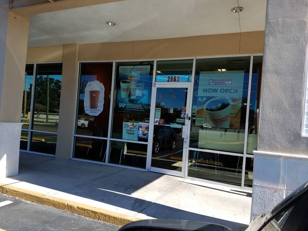 Dunkin Donuts | cafe | 2663 E Lake Rd S, Palm Harbor, FL 34685, USA | 7277853237 OR +1 727-785-3237