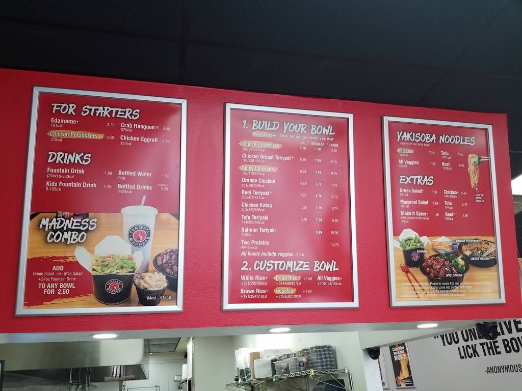 Teriyaki Madness | restaurant | 21 North Nellis Boulevard Ste 21 Ste 21, Las Vegas, NV 89110, USA | 7024109020 OR +1 702-410-9020
