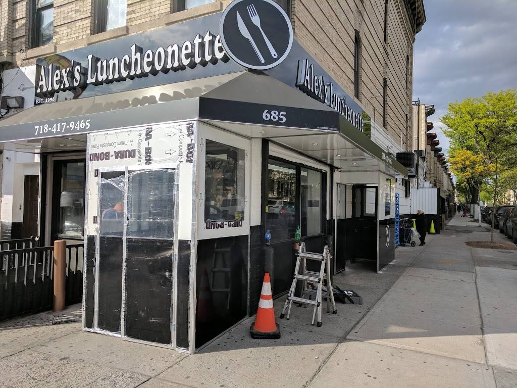 Alex Luncheonette | restaurant | 685 Knickerbocker Ave, Brooklyn, NY 11221, USA | 7184179465 OR +1 718-417-9465
