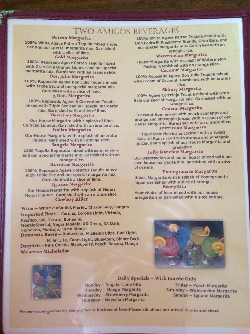 Two Amigos Mexican Restaurant | restaurant | 2308 Lutcher Dr, Orange, TX 77632, USA | 4096709899 OR +1 409-670-9899