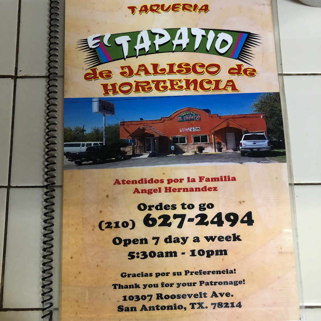 Taqueria El Tapatio De Jalisco de Hortencia | restaurant | 10307, San Antonio, TX 78221, USA | 2106272494 OR +1 210-627-2494