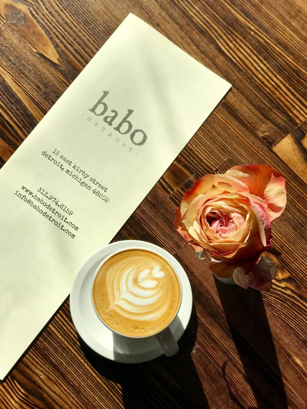 Babo | restaurant | 15 E Kirby St Suite 115, Detroit, MI 48202, USA | 3139746159 OR +1 313-974-6159