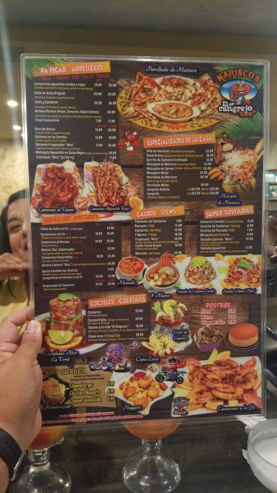 Mariscos El Cangrejo Nice 4 | restaurant | 2424 W Ball Rd ste G, Anaheim, CA 92804, USA | 7145277030 OR +1 714-527-7030