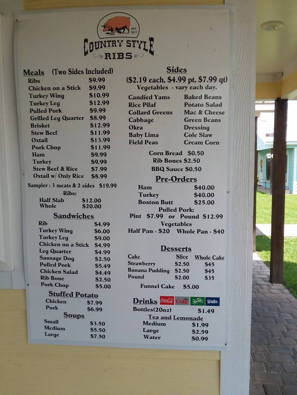 Country Style Ribs | restaurant | 911 Gaskin Ave S, Douglas, GA 31533, USA | 9122927708 OR +1 912-292-7708