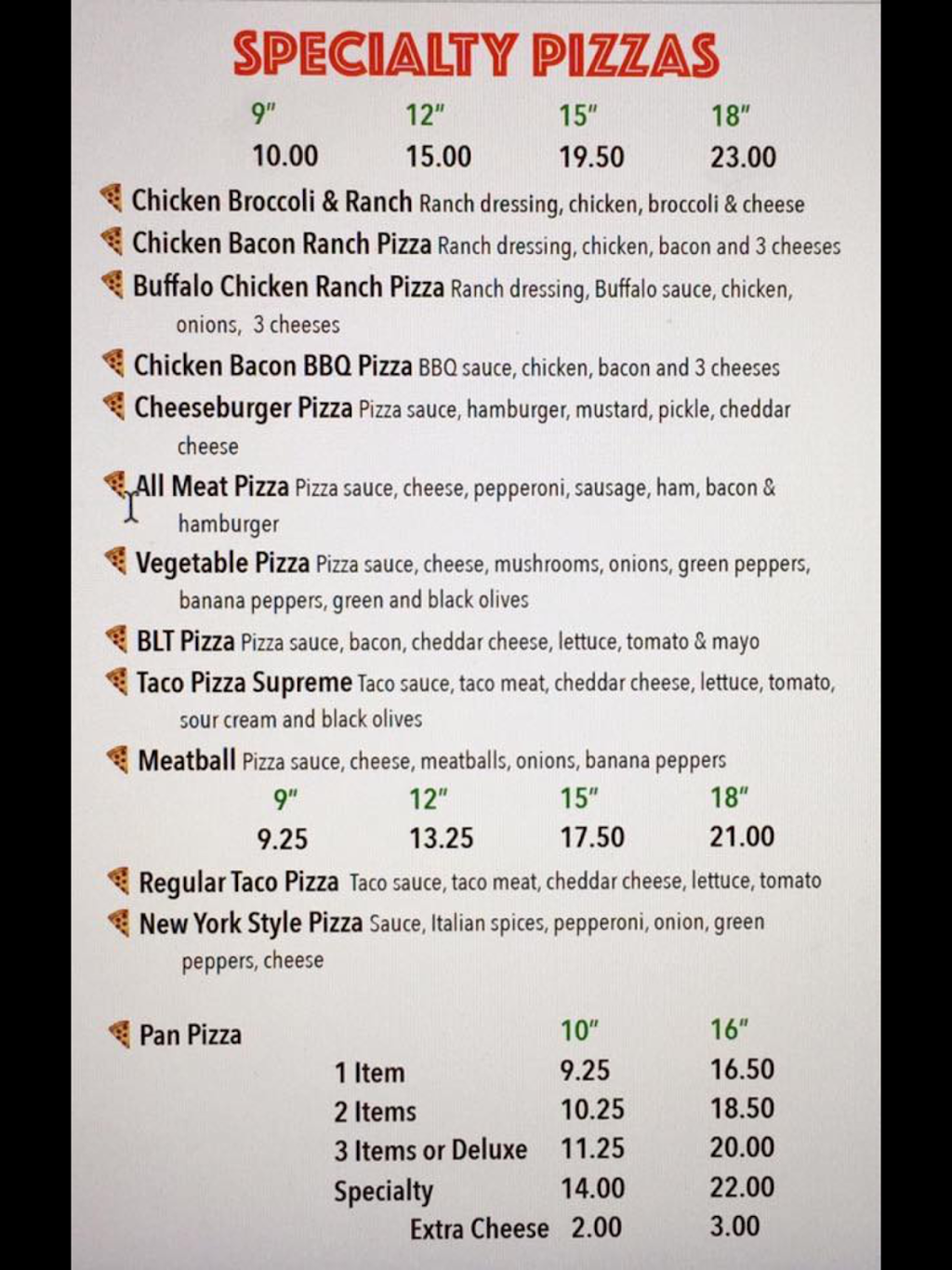 Clarks Pizzeria LLC | restaurant | 420 S Miami St, West Milton, OH 45383, USA | 9376986660 OR +1 937-698-6660