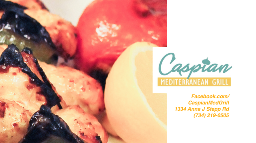 Caspian Mediterranean Grill | restaurant | 1334 Anna J Stepp Rd, Ypsilanti, MI 48197, USA | 7342190505 OR +1 734-219-0505