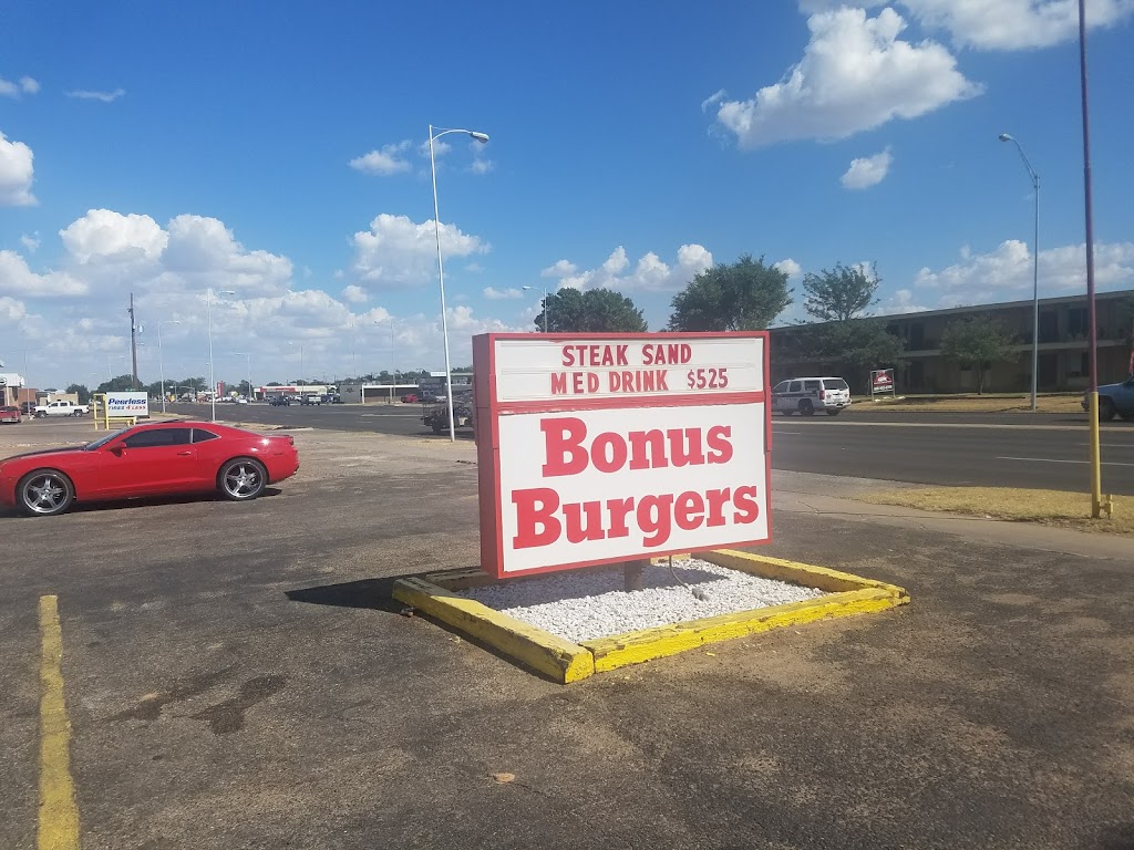 Bonus Burger | restaurant | 2312 50th St, Lubbock, TX 79412, USA | 8067957400 OR +1 806-795-7400