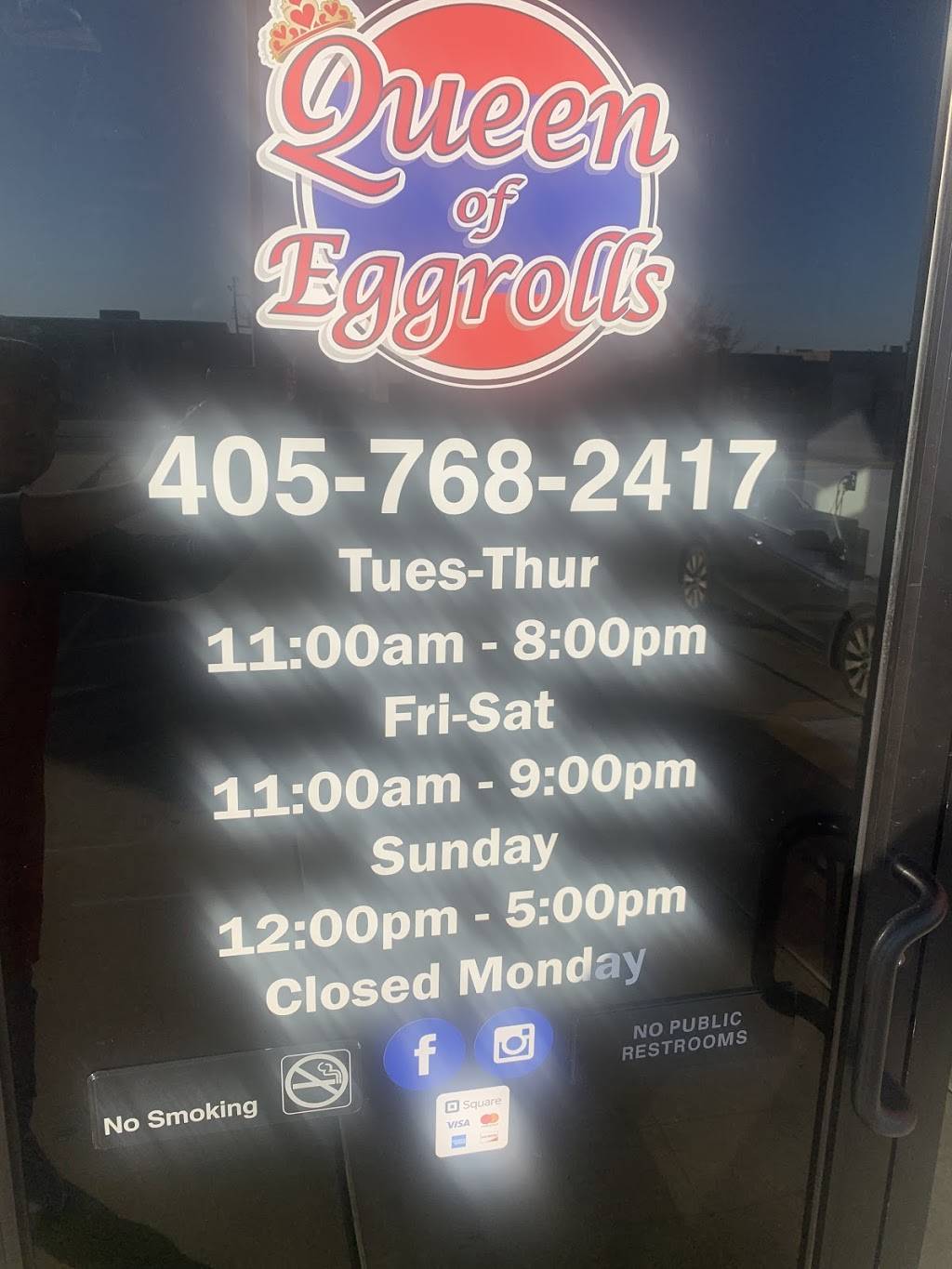 Queen of Eggrolls | restaurant | 2815a NW 10th St, Oklahoma City, OK 73107, USA | 4057682417 OR +1 405-768-2417