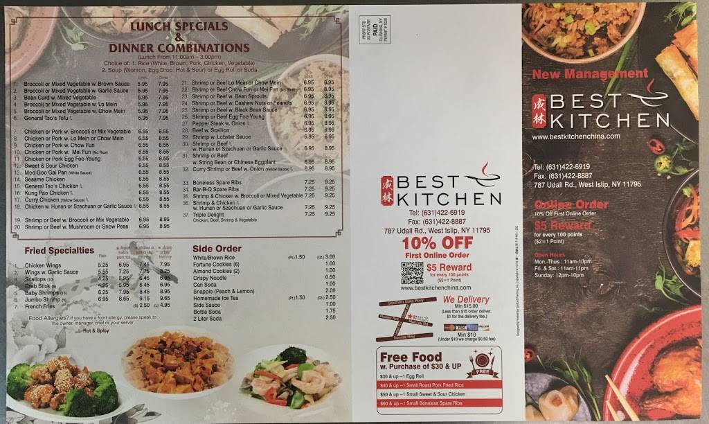 Best Kitchen | restaurant | 787 Udall Rd, West Islip, NY 11795, USA | 6314226919 OR +1 631-422-6919