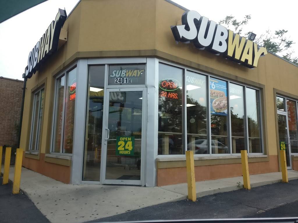 Subway Restaurants | restaurant | 2401 E 79th St, Chicago, IL 60649, USA | 7737344658 OR +1 773-734-4658