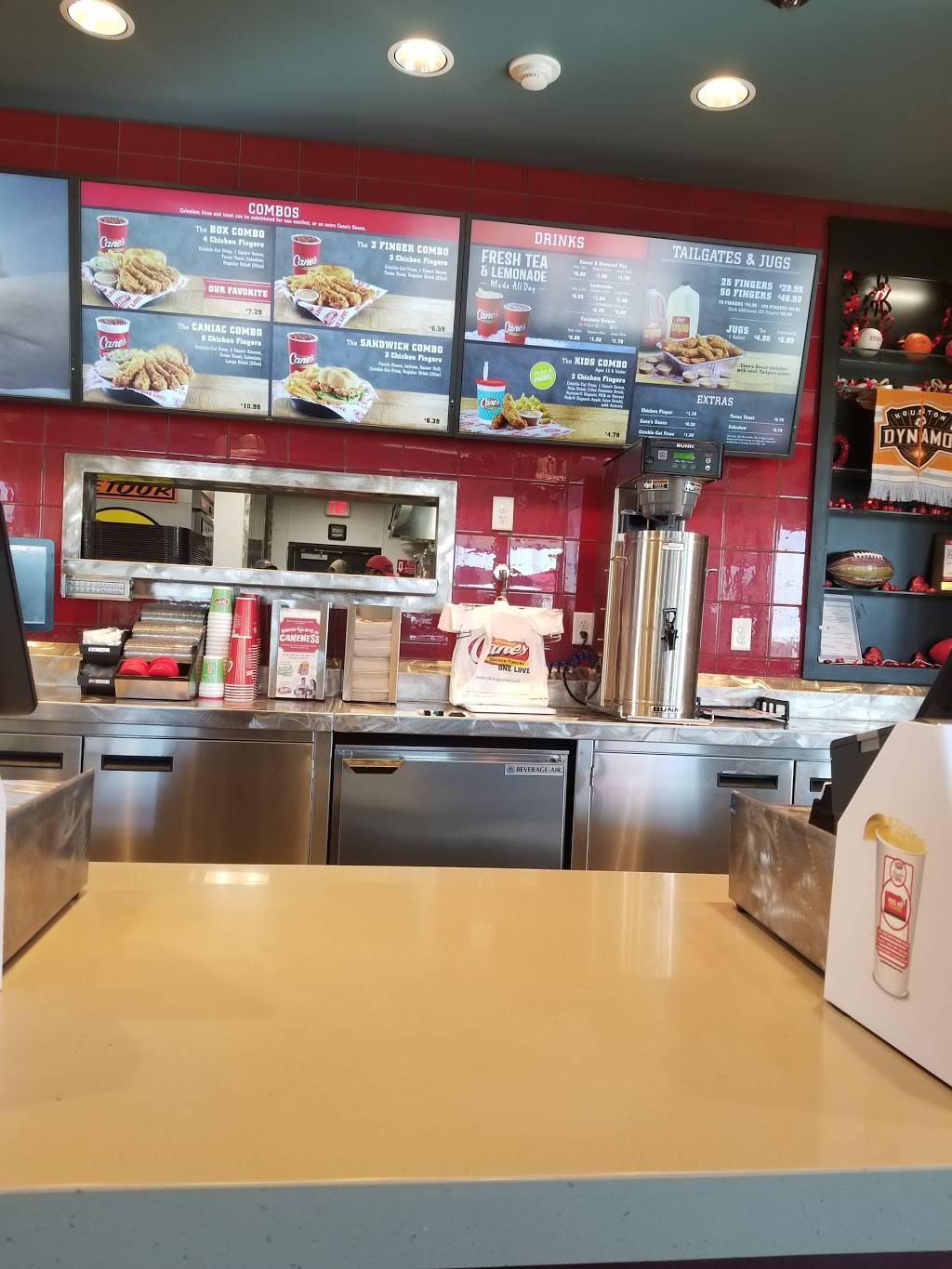 Raising Canes Chicken Fingers | meal takeaway | 1740 Fry Rd, Houston, TX 77084, USA | 2814920337 OR +1 281-492-0337