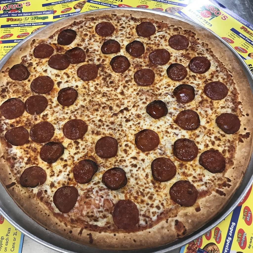 Marios Pizza &wings | restaurant | 700 Strasburg Rd, Kitchener, ON N2E 2M2, Canada | 5195717373 OR +1 519-571-7373