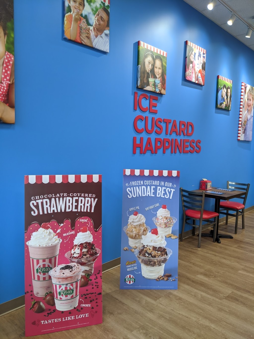 Ritas Italian Ice & Frozen Custard | restaurant | 6050 Meadowridge Center Dr, Elkridge, MD 21075, USA | 4437763749 OR +1 443-776-3749