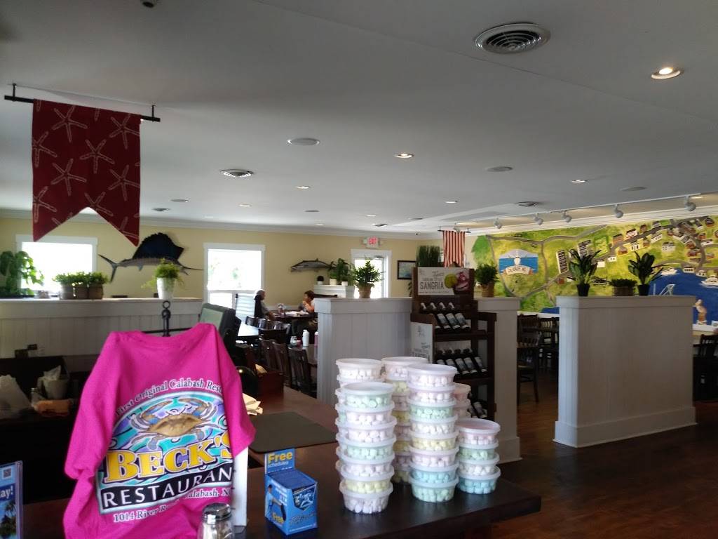 Becks Restaurant | restaurant | 1014 River Rd, Calabash, NC 28467, USA | 9105796776 OR +1 910-579-6776