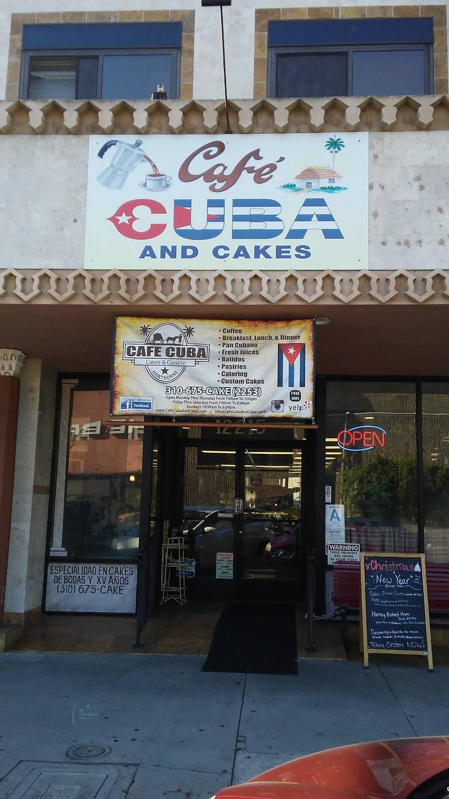 Cafe Cuba & Cakes | restaurant | 12215 Hawthorne Blvd, Hawthorne, CA 90250, USA | 3106752253 OR +1 310-675-2253