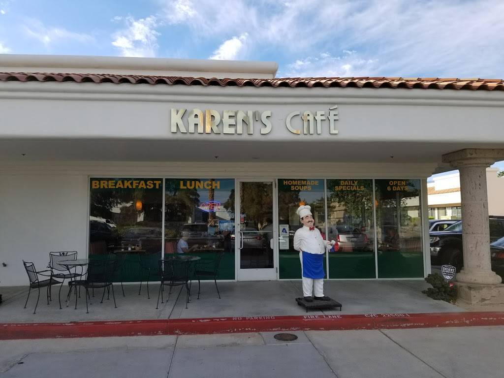 Karens Cafe | restaurant | 77682 Country Club Dr # L, Palm Desert, CA 92211, USA | 7607722800 OR +1 760-772-2800