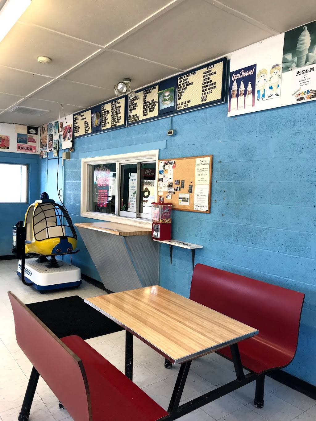 Browns Dairy Bar | restaurant | 27210 TN-108, Gruetli-Laager, TN 37339, USA | 9317795168 OR +1 931-779-5168