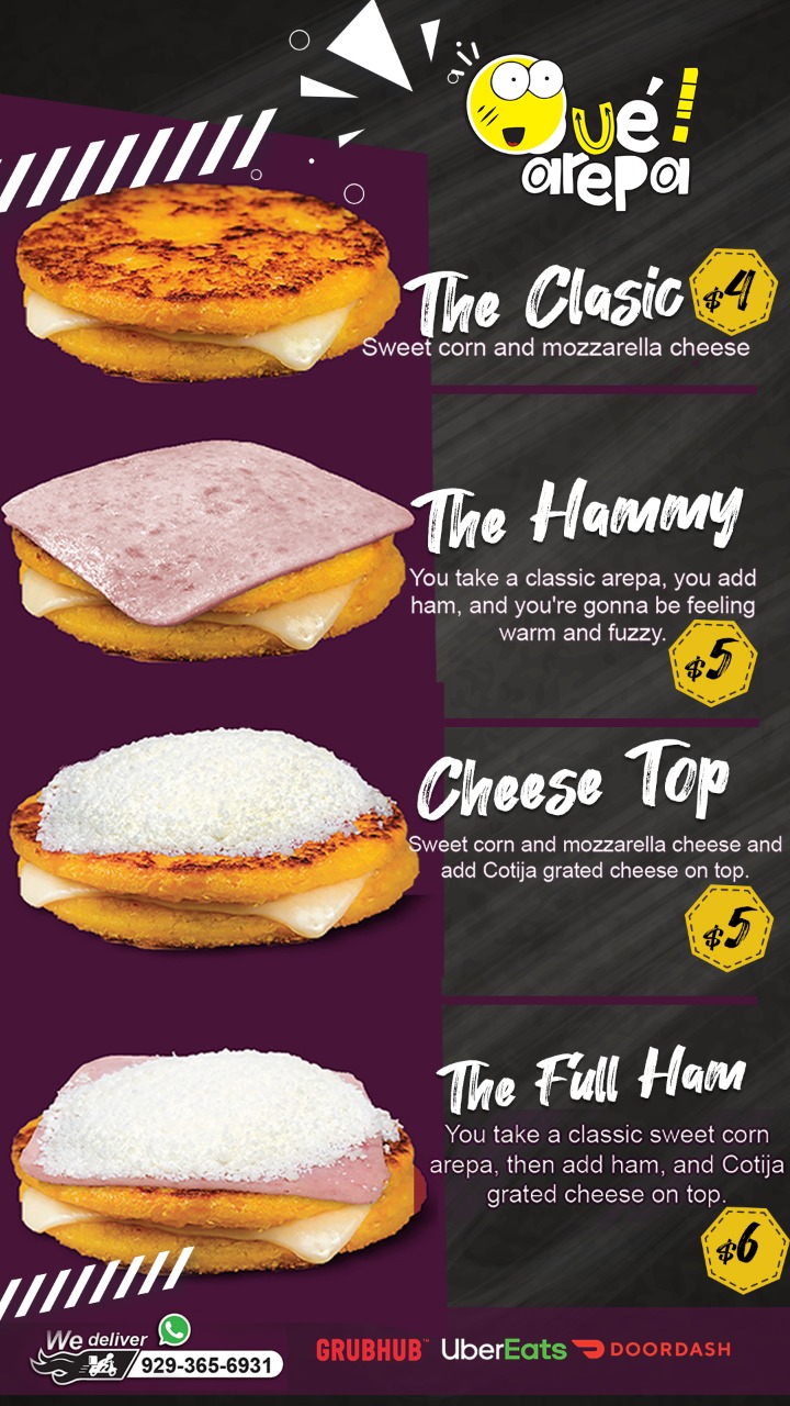 Qué Arepa! | restaurant | 84-28 37th Ave, Queens, NY 11372, USA | 9293656931 OR +1 929-365-6931