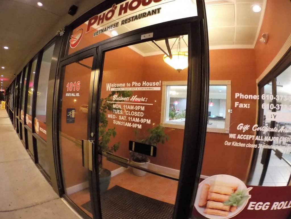 Phở House | restaurant | 1816 State Hill Rd, Wyomissing, PA 19610, USA | 6103733979 OR +1 610-373-3979
