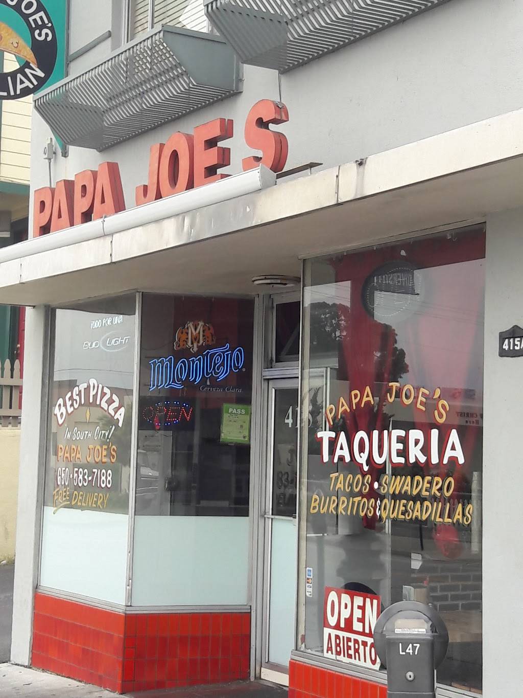 Papa Joes Taqueria | restaurant | 415 Linden Ave, South San Francisco, CA 94080, USA | 6505837188 OR +1 650-583-7188