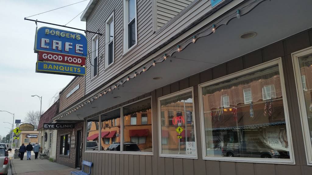 Borgens Cafe | restaurant | 109 S Main St, Westby, WI 54667, USA | 6086344003 OR +1 608-634-4003