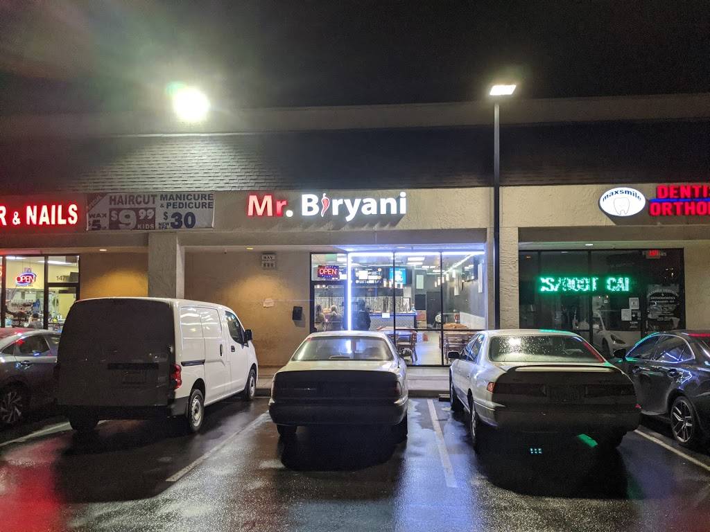Mr.Biryani | restaurant | 1469 Landess Ave, Milpitas, CA 95035, USA | 4088344560 OR +1 408-834-4560