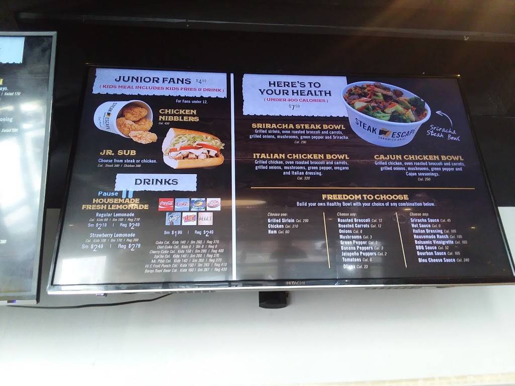 Steak Escape | meal takeaway | 795 Goodman Rd E, Southaven, MS 38671, USA | 6624705273 OR +1 662-470-5273