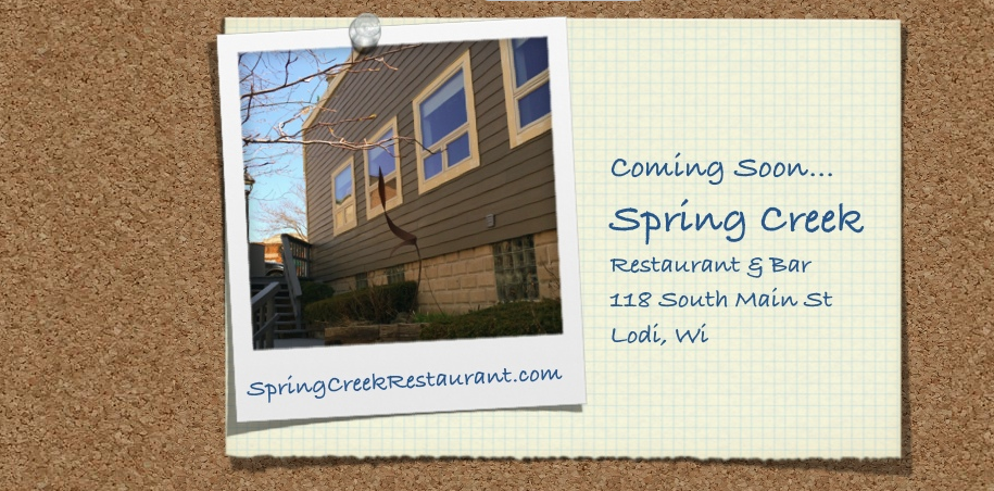 Spring Creek Restaurant | restaurant | 118 S Main St, Lodi, WI 53555, USA | 6085920600 OR +1 608-592-0600