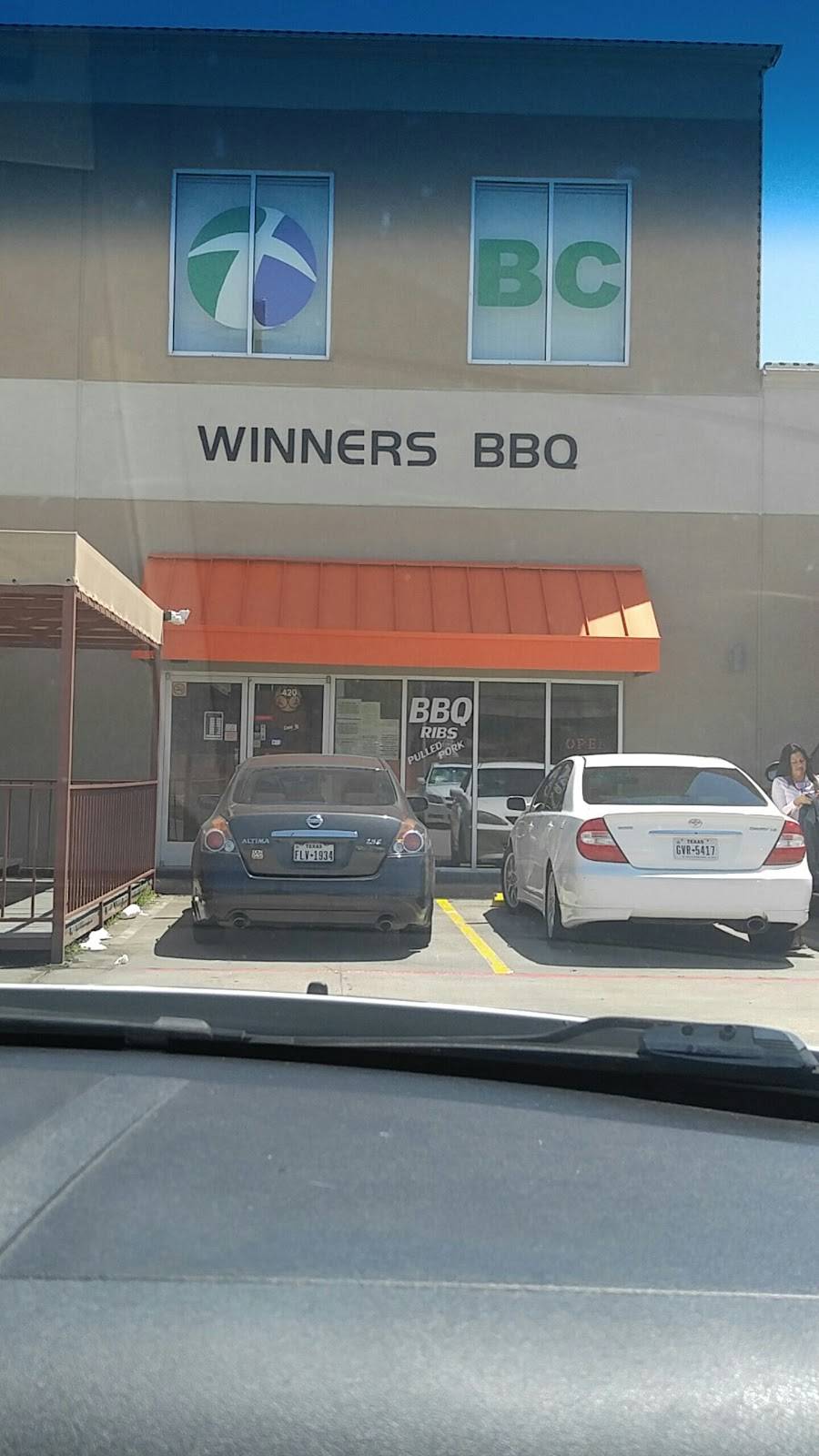 Winners BBQ | restaurant | 3200 14th St, Plano, TX 75074, USA | 9724242400 OR +1 972-424-2400