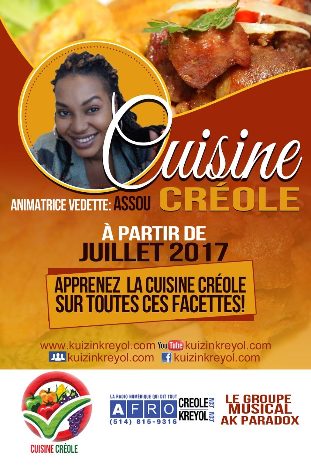 Kuizin Kreyol | restaurant | 12725 Rue Notre-Dame Est apt 7, Pointe-aux-Trembles, QC H1B 5N9, Canada | 5144622340 OR +1 514-462-2340