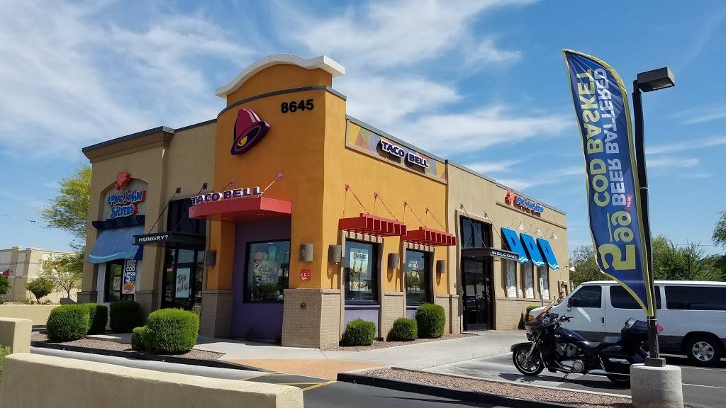 Taco Bell | meal takeaway | 8645 N 7th St, Phoenix, AZ 85020, USA | 6023710158 OR +1 602-371-0158