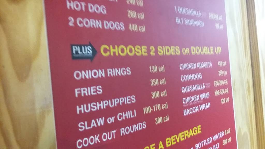 Cook Out | restaurant | 626 S 5th St, Hartsville, SC 29550, USA | 8433830161 OR +1 843-383-0161