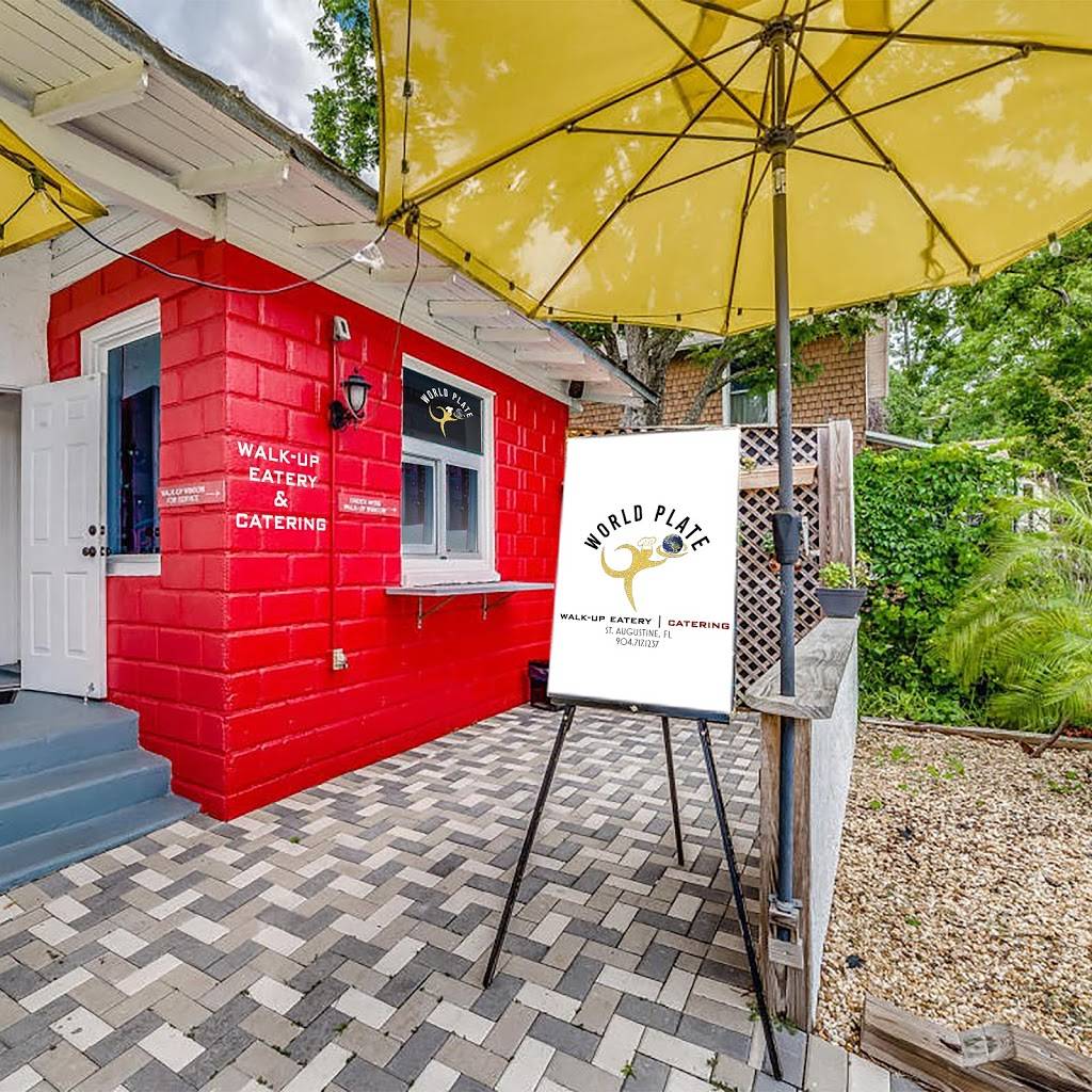 WORLD PLATE | Walk-Up Eatery & Catering | restaurant | 31 SAN MARCO AVENUE, walk-up eatery located on, Joiner St, St. Augustine, FL 32084, USA | 9044816047 OR +1 904-481-6047