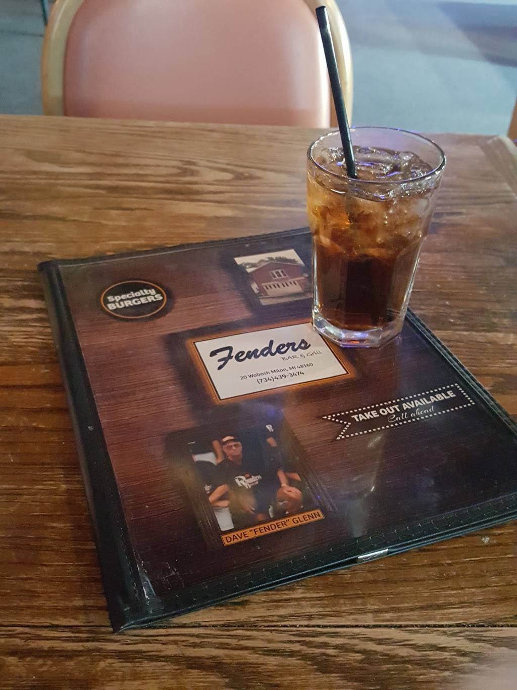 Fenders Bar & Grill | restaurant | 20 Wabash St, Milan, MI 48160, USA | 7344393474 OR +1 734-439-3474