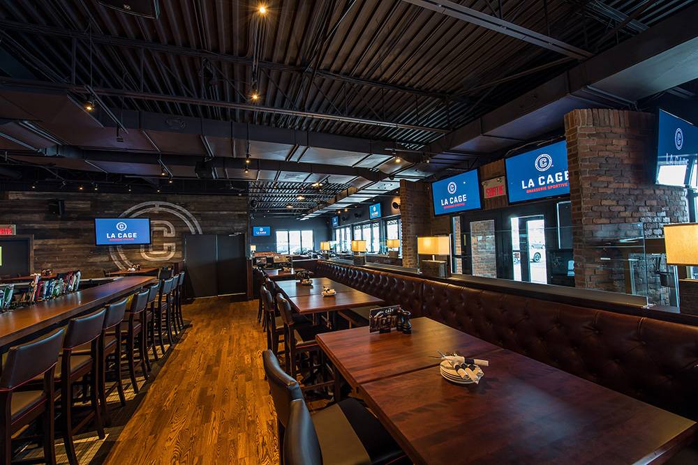 La Cage - Brasserie sportive | restaurant | 400 Boulevard Saint-Joseph, Drummondville, QC J2C 2A8, Canada | 8194746373 OR +1 819-474-6373