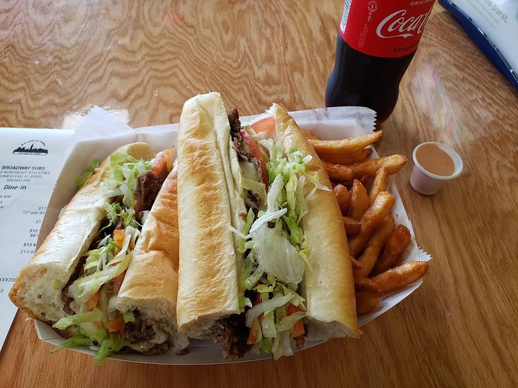 Broadway Subs | meal delivery | 2022 NE 8th St, Homestead, FL 33033, USA | 3052457266 OR +1 305-245-7266