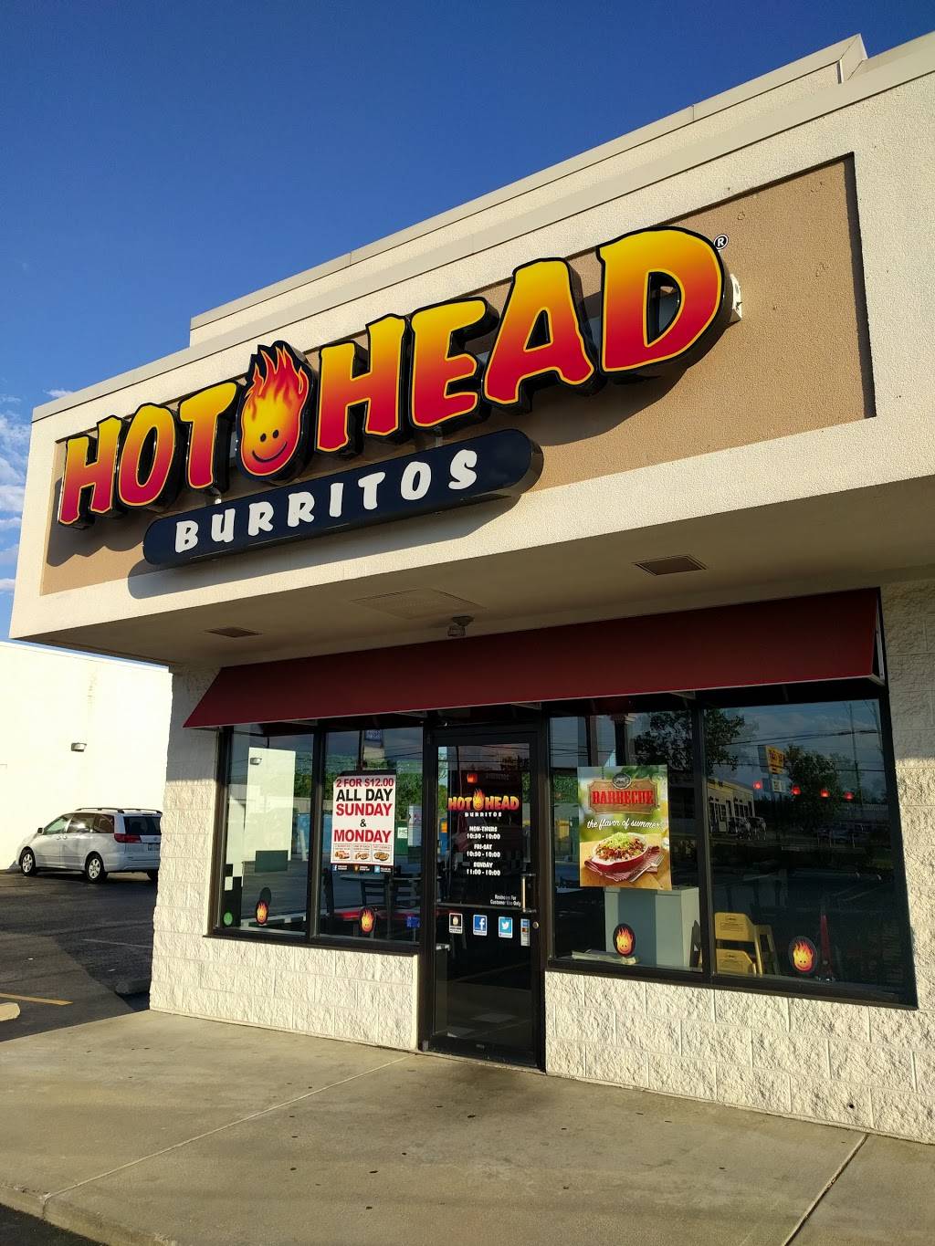 Hot Head Burritos | restaurant | 2025 Tiffin Ave, Findlay, OH 45840, USA | 4194290969 OR +1 419-429-0969